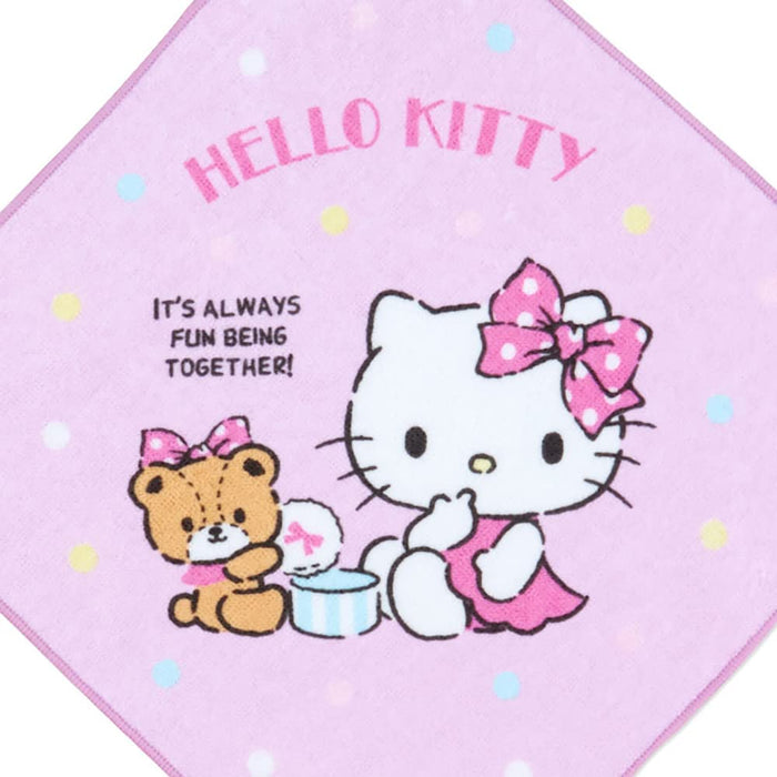 SANRIO Hand Towel With Loop Set 3 Pcs Hello Kitty- Japan Figure Store - #1 Bring To You The Best Japanese Goods