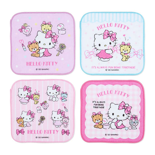SANRIO Petite Towel Set 4Pcs Hello Kitty- Japan Figure Store - #1 Bring To You The Best Japanese Goods