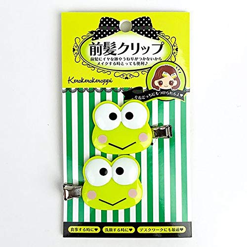 SANRIO Hair Clip 2 Pcs Kero Kero Keroppi- Japan Figure Store - #1 Bring To You The Best Japanese Goods