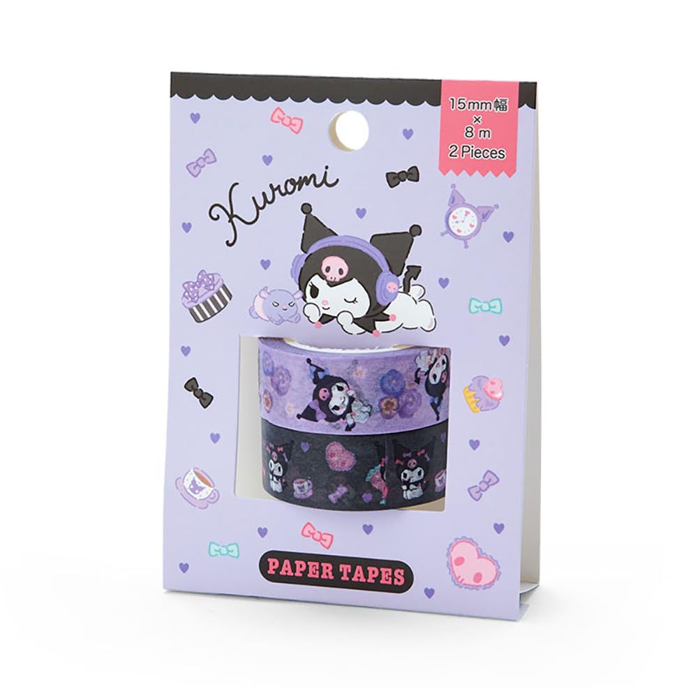 Sanrio Kuromi Paper Tape Set Of 2 | Japan | 550400- Japan Figure Store - #1 Bring To You The Best Japanese Goods