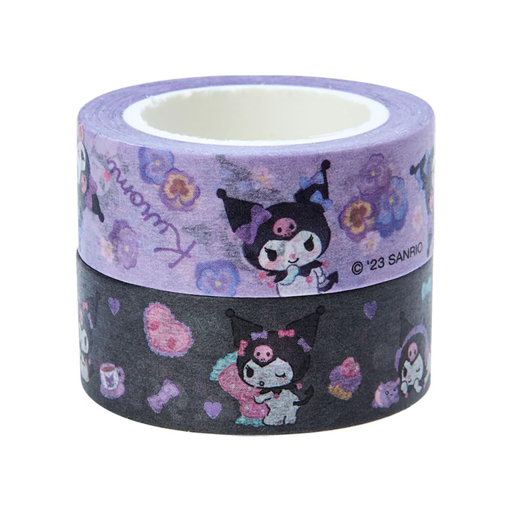 Sanrio Kuromi Paper Tape Set Of 2 | Japan | 550400- Japan Figure Store - #1 Bring To You The Best Japanese Goods