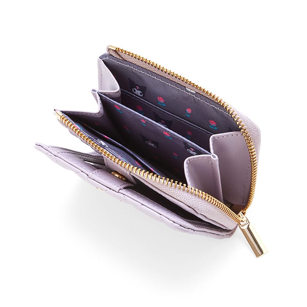 Sanrio Kuromi Quilted Wallet 962643- Japan Figure Store - #1 Bring To You The Best Japanese Goods