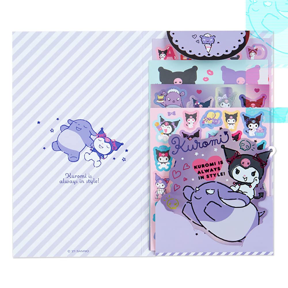 Sanrio Kuromi Volume Seal Set 078182 - Quality Brand Stickers- Japan Figure Store - #1 Bring To You The Best Japanese Goods