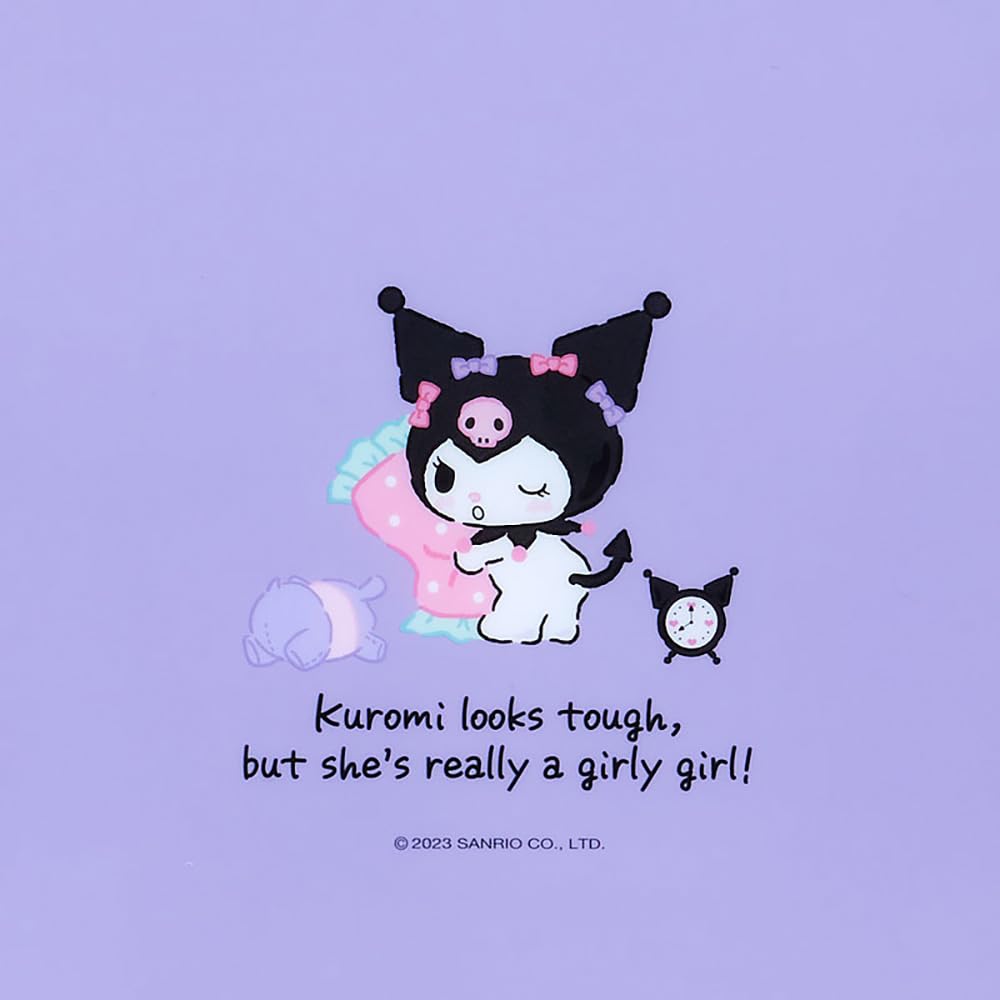 Sanrio Kuromi 6 Pocket Clear File 549789 - Japan- Japan Figure Store - #1 Bring To You The Best Japanese Goods