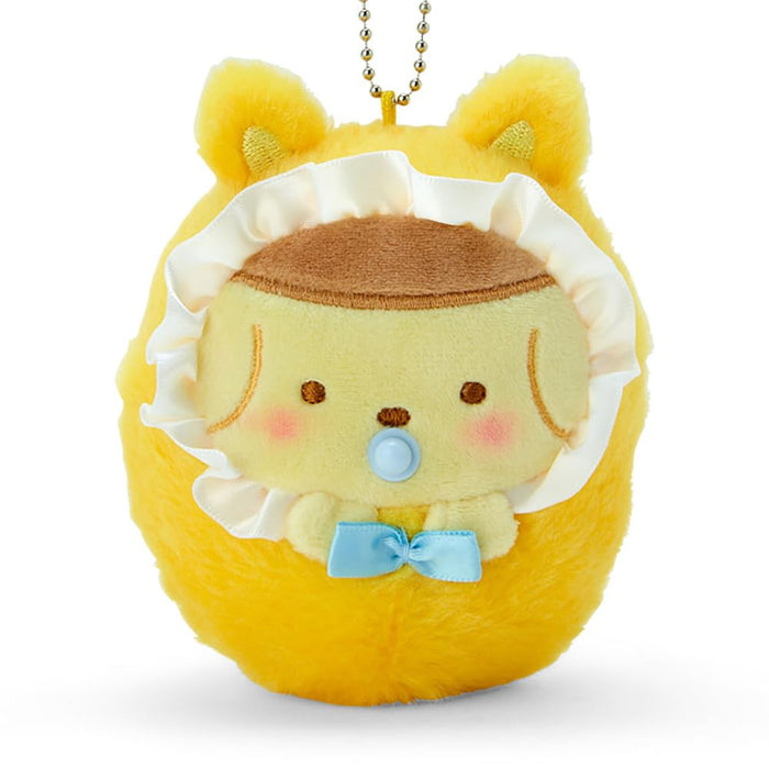 Sanrio Pompompurin Mascot Holder 10x7.3x4cm 978680- Japan Figure Store - #1 Bring To You The Best Japanese Goods