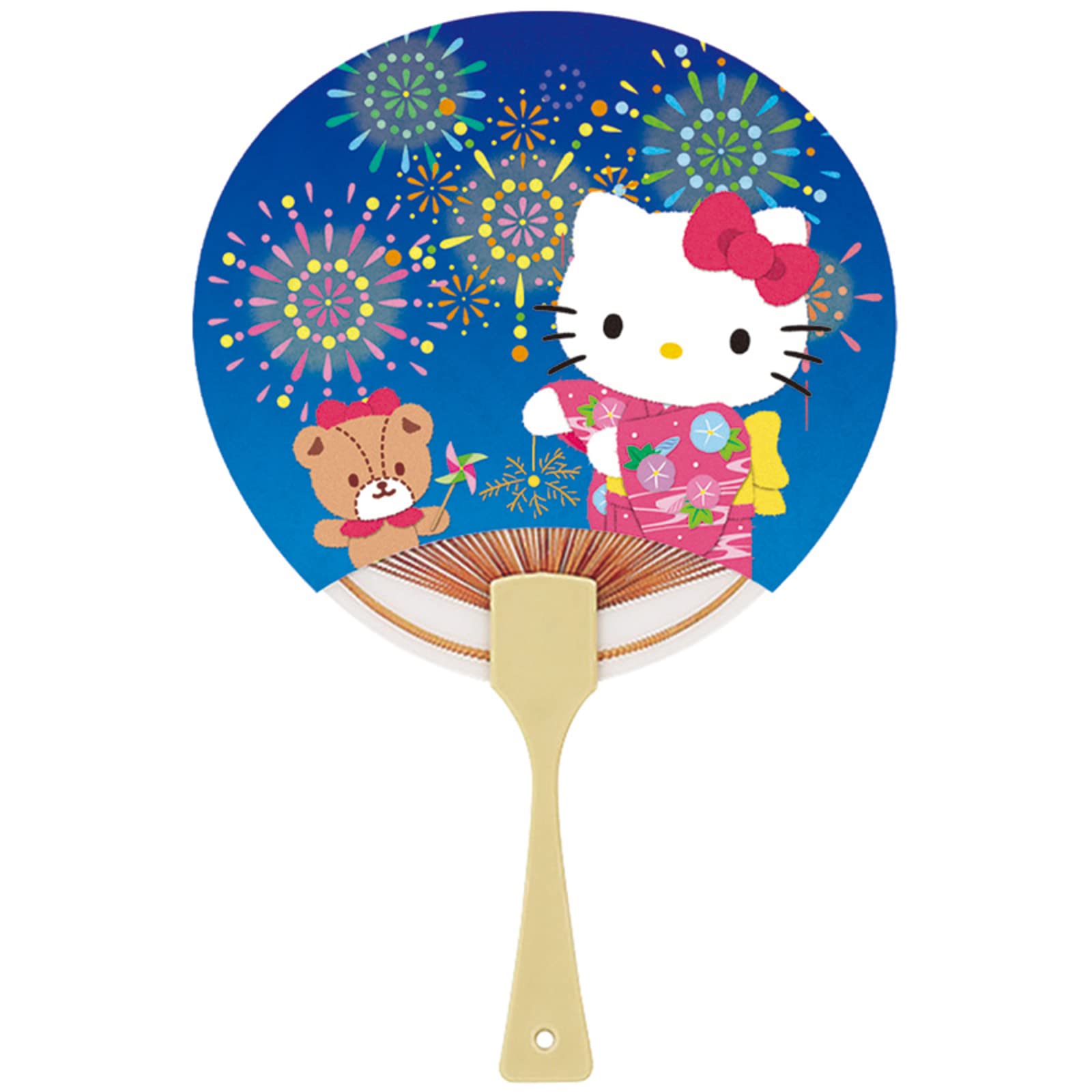 Hello Kitty Fan Summer Greeting Card 109401 From Sanrio Japan- Japan Figure Store - #1 Bring To You The Best Japanese Goods