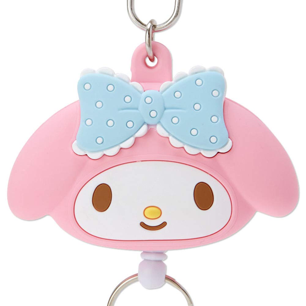SANRIO - Face Shaped Reel Keychain My Melody- Japan Figure Store - #1 Bring To You The Best Japanese Goods