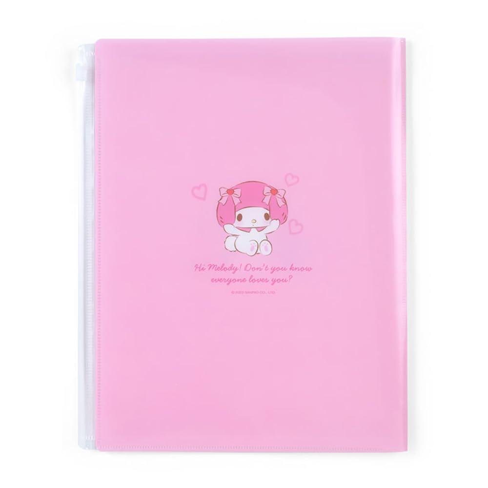 Sanrio My Melody 6 Pocket Clear File Japan 549622 | Zippered- Japan Figure Store - #1 Bring To You The Best Japanese Goods