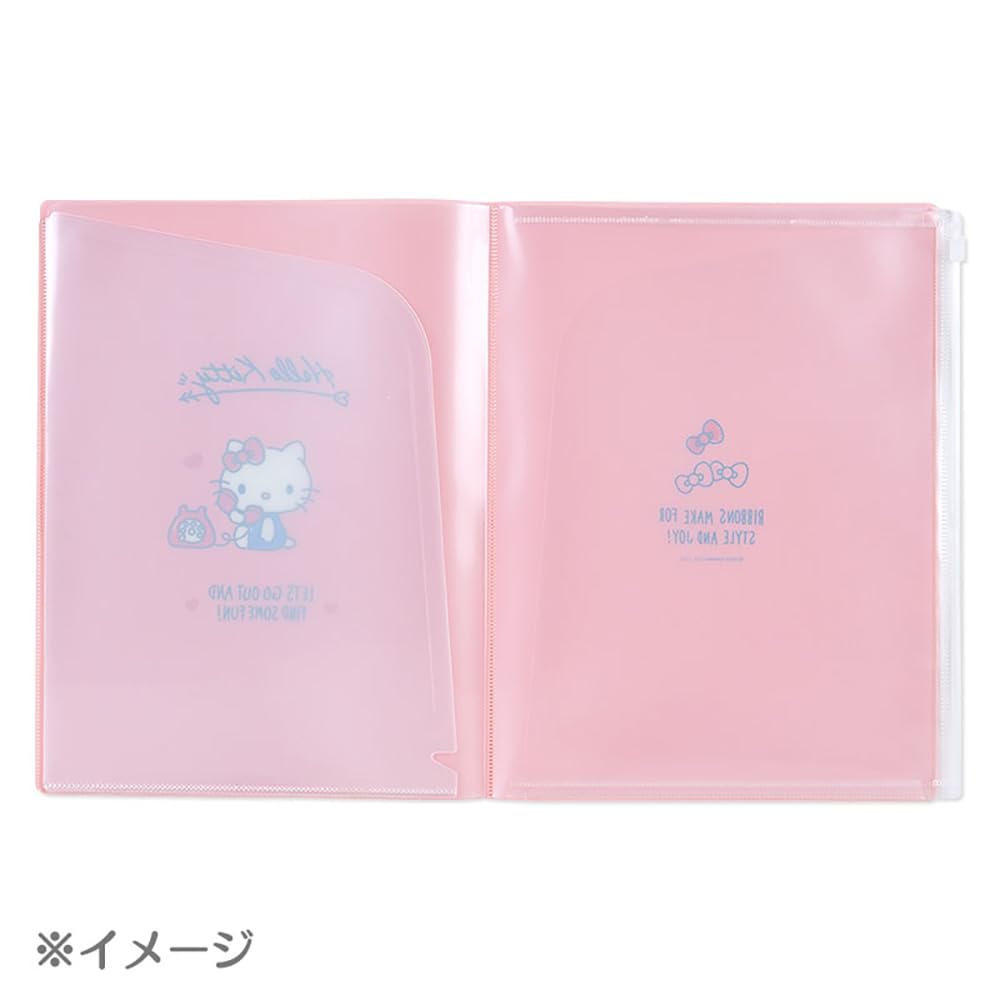 Sanrio My Melody 6 Pocket Clear File Japan 549622 | Zippered- Japan Figure Store - #1 Bring To You The Best Japanese Goods