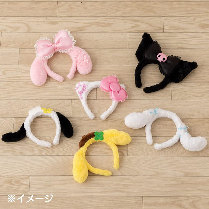 Sanrio Pochacco Headband 345211 - Soft Cute Adjustable Headwear- Japan Figure Store - #1 Bring To You The Best Japanese Goods