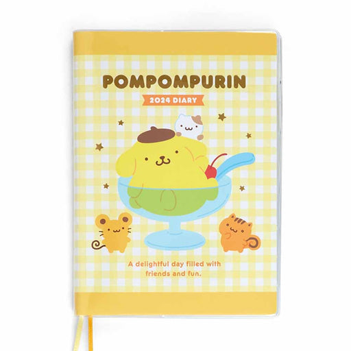 Sanrio Pompompurin B6 Diary Block Type 2024 Japan 704059- Japan Figure Store - #1 Bring To You The Best Japanese Goods