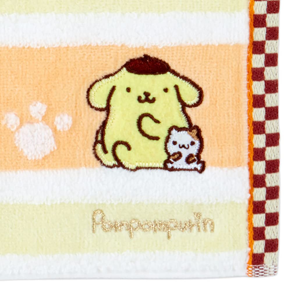 Sanrio 299961 Pompompurin Petit Towel - Antibacterial And Deodorizing - Pom Pom Pudding Cotton Towel- Japan Figure Store - #1 Bring To You The Best Japanese Goods