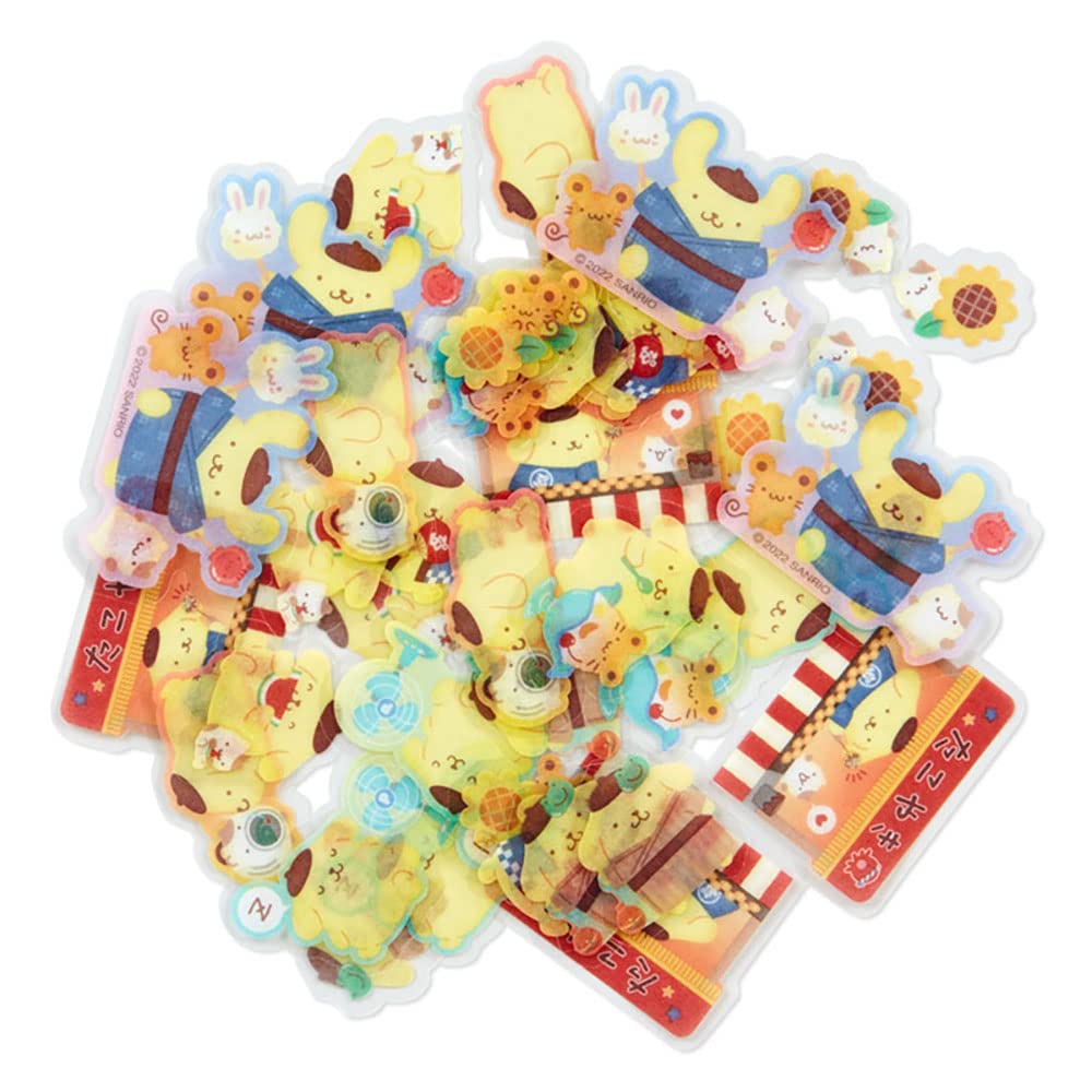 SANRIO Summer Sticker Pack Japanese Style Pom Pom Purin- Japan Figure Store - #1 Bring To You The Best Japanese Goods