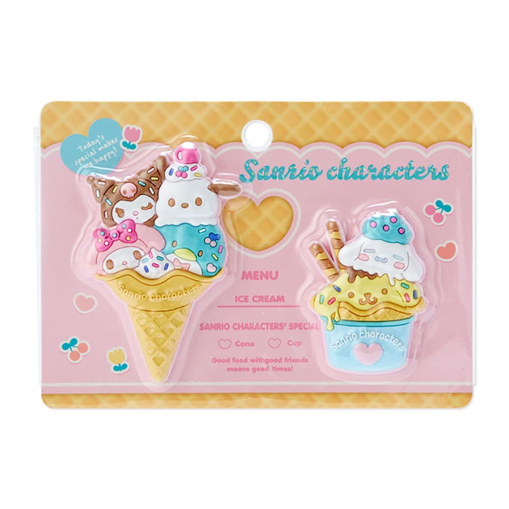 Sanrio Ice Cream Magnet Set Kuromi / Ice Cream Parlor Japanese Cute Magnet Sets- Japan Figure Store - #1 Bring To You The Best Japanese Goods