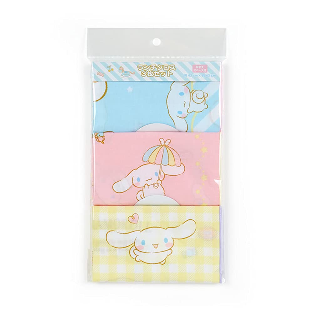 SANRIO Lunch Cloth Set 3 Pcs Cinnamoroll Star- Japan Figure Store - #1 Bring To You The Best Japanese Goods