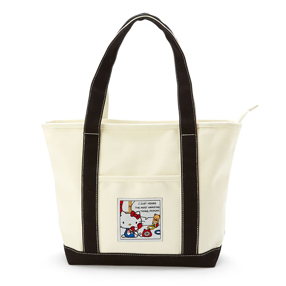 SANRIO Canvas Tote Bag Hello Kitty Size: M- Japan Figure Store - #1 Bring To You The Best Japanese Goods
