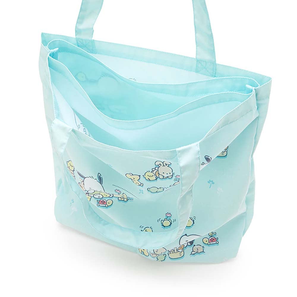 SANRIO Tote Bag With 3 Pockets Pochacco Spring Version- Japan Figure Store - #1 Bring To You The Best Japanese Goods