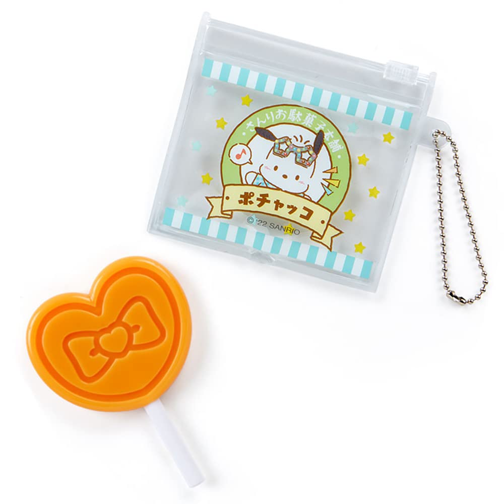 Sanrio Pochacco Keychain Holder With Mirror For Quick Makeup Japanese Key Holder- Japan Figure Store - #1 Bring To You The Best Japanese Goods