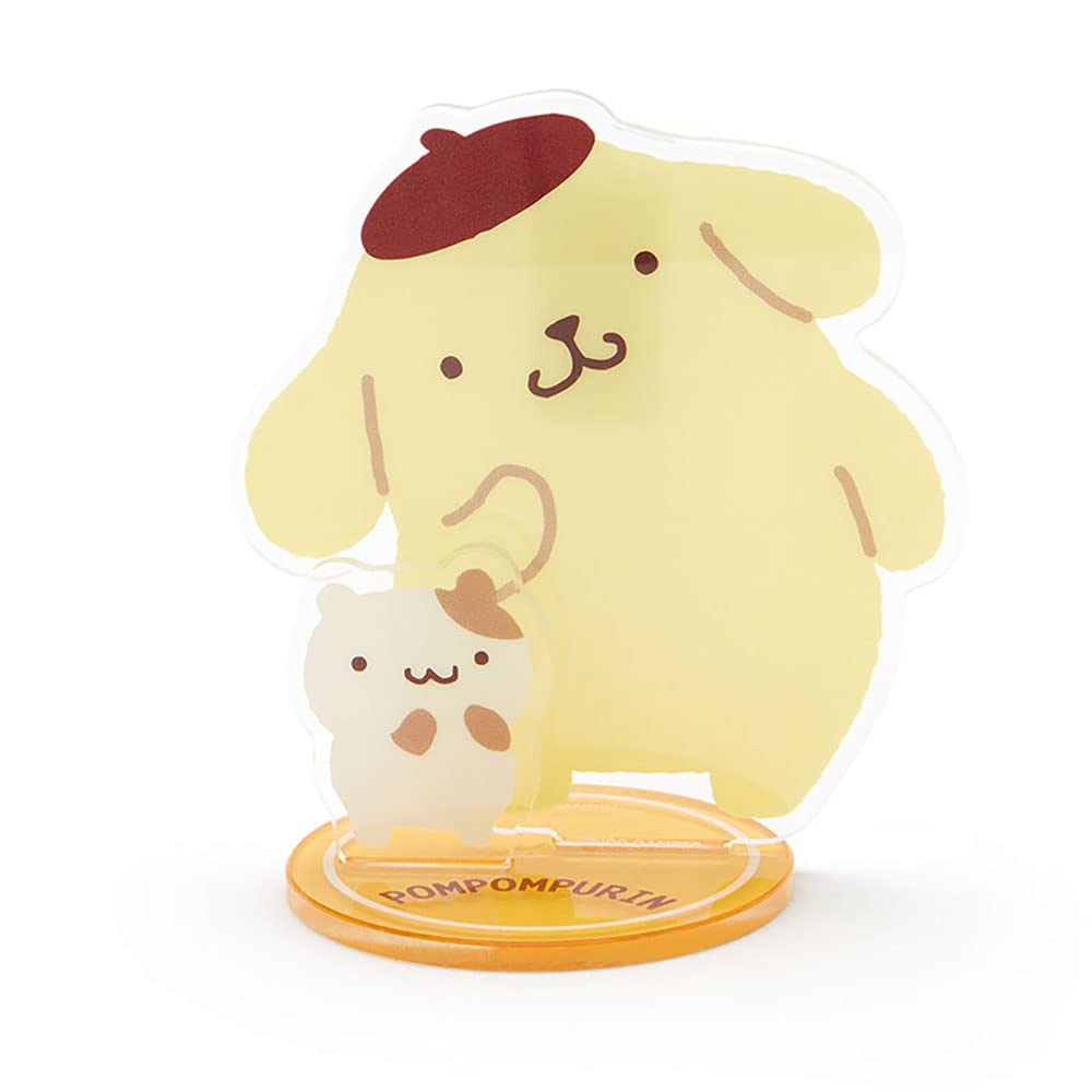 SANRIO Acrylic Stand With Clip Pom Pom Purin- Japan Figure Store - #1 Bring To You The Best Japanese Goods