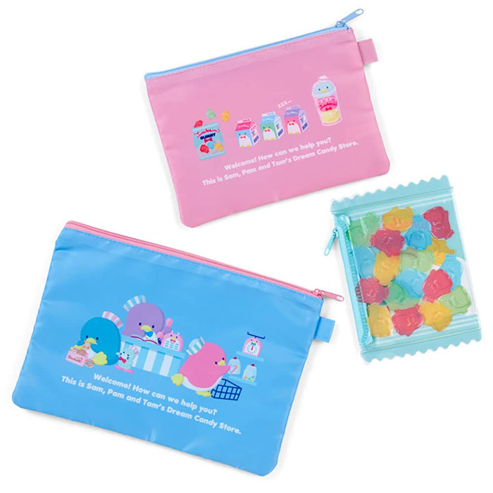 Sanrio 134350 Tuxedosam Flat Pouch Set Candy Shop - Tuxedosam Flat Pouch Set- Japan Figure Store - #1 Bring To You The Best Japanese Goods