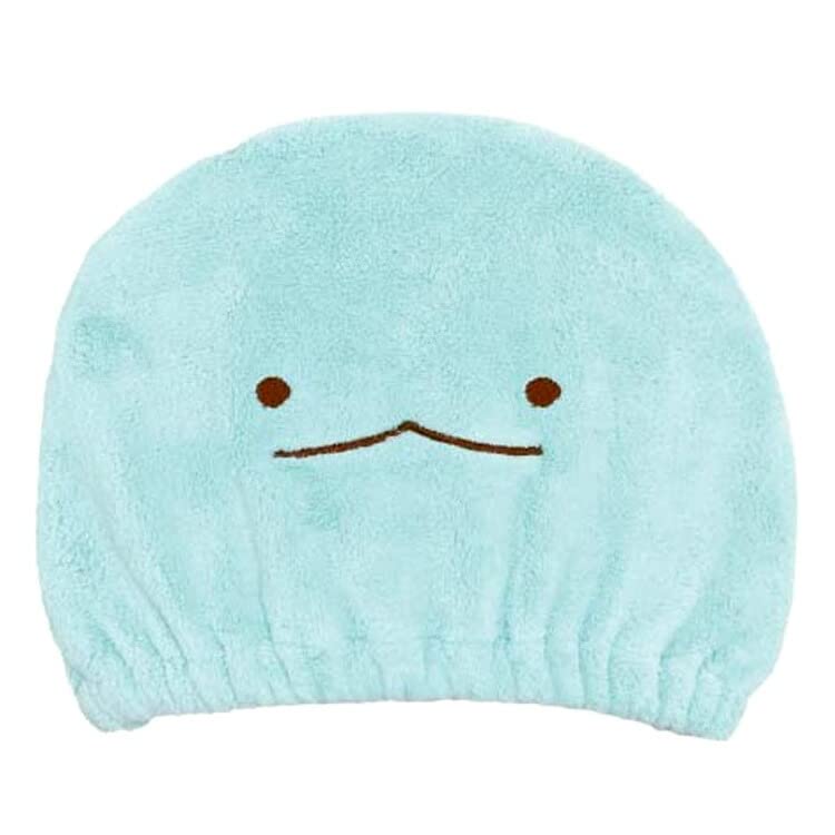 Santa Sumikko Gurashi Towel Cap 3 Lizard Japan San-X Sumikko Sea Pool Swimming After Bath Kids- Japan Figure Store - #1 Bring To You The Best Japanese Goods