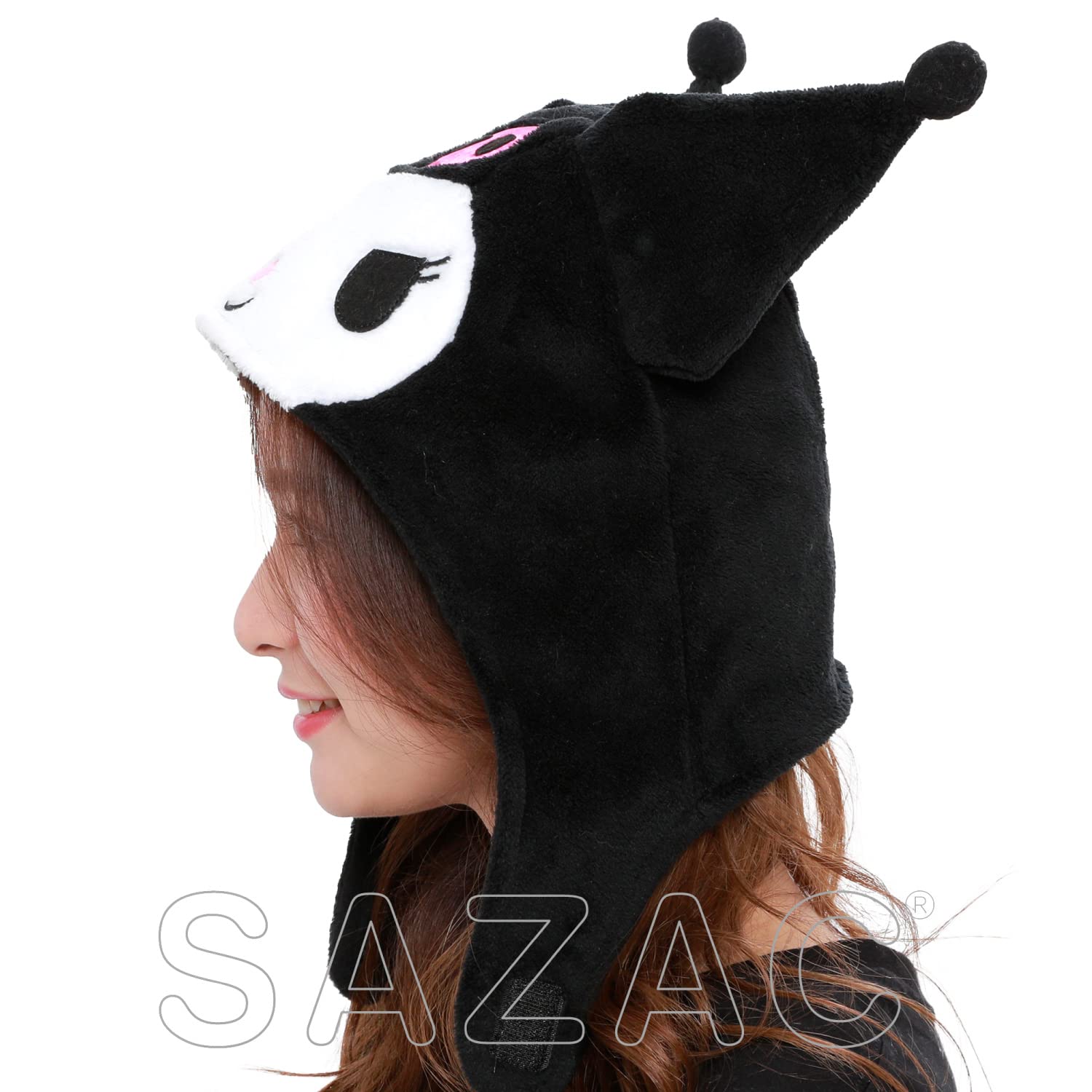 Sazac Kigurumi Cap Sanrio Kuromi- Japan Figure Store - #1 Bring To You The Best Japanese Goods