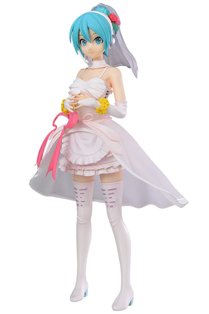 Sega Japan Hatsune Miku White Dress Project Diva Arcade Future Tone Figure- Japan Figure Store - #1 Bring To You The Best Japanese Goods