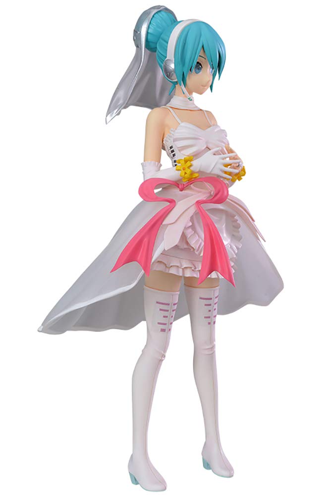 Sega Japan Hatsune Miku White Dress Project Diva Arcade Future Tone Figure- Japan Figure Store - #1 Bring To You The Best Japanese Goods