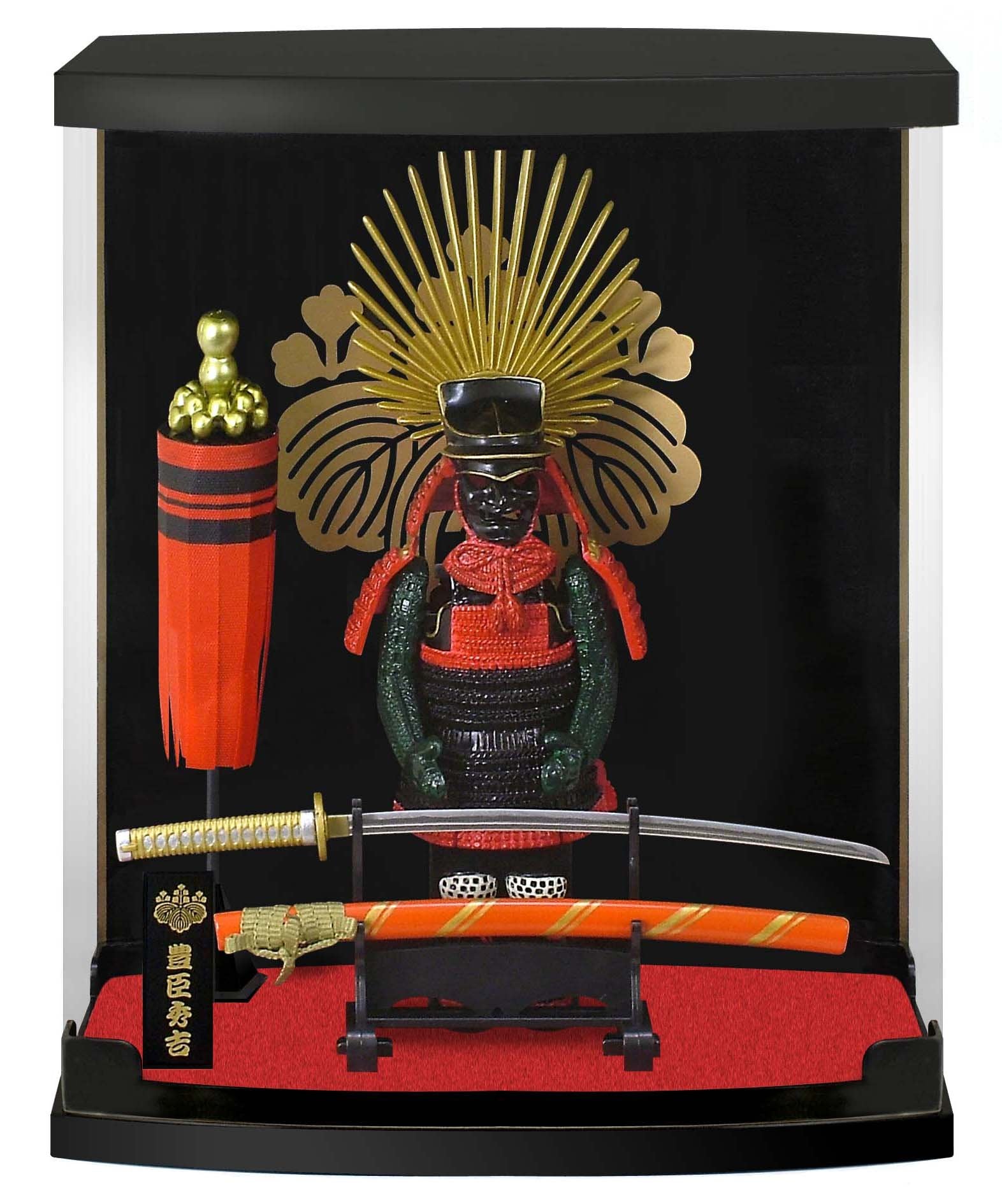 Meister Japan Sengoku Warlord Armor Figure A-12 Toyotomi W/ Sword & Case- Japan Figure Store - #1 Bring To You The Best Japanese Goods