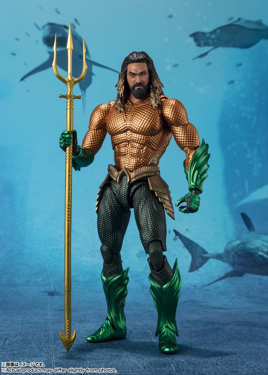 Bandai Spirits Sh Figuarts Aquaman 160mm ABS PVC Figure- Japan Figure Store - #1 Bring To You The Best Japanese Goods