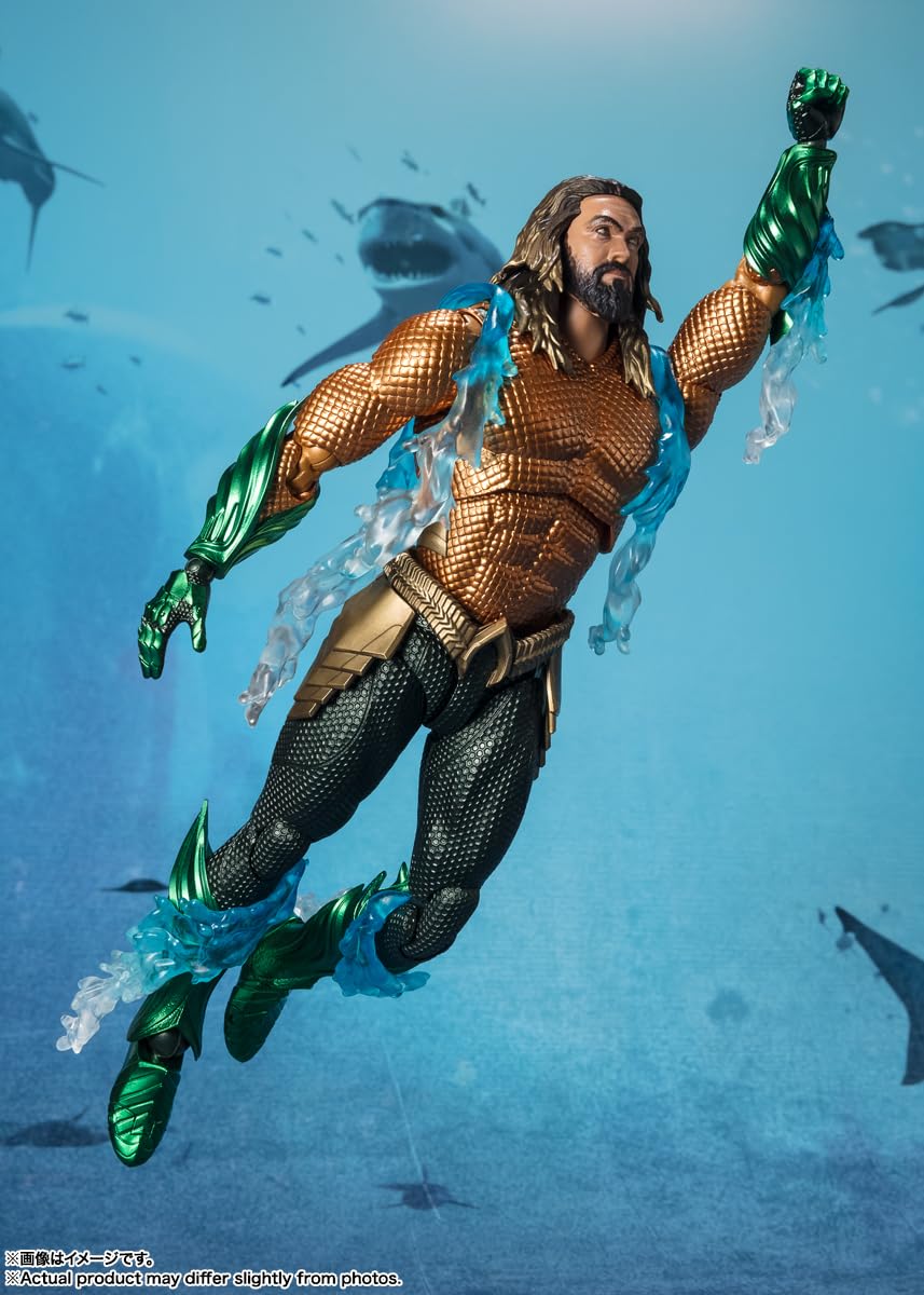 Bandai Spirits Sh Figuarts Aquaman 160mm ABS PVC Figure- Japan Figure Store - #1 Bring To You The Best Japanese Goods