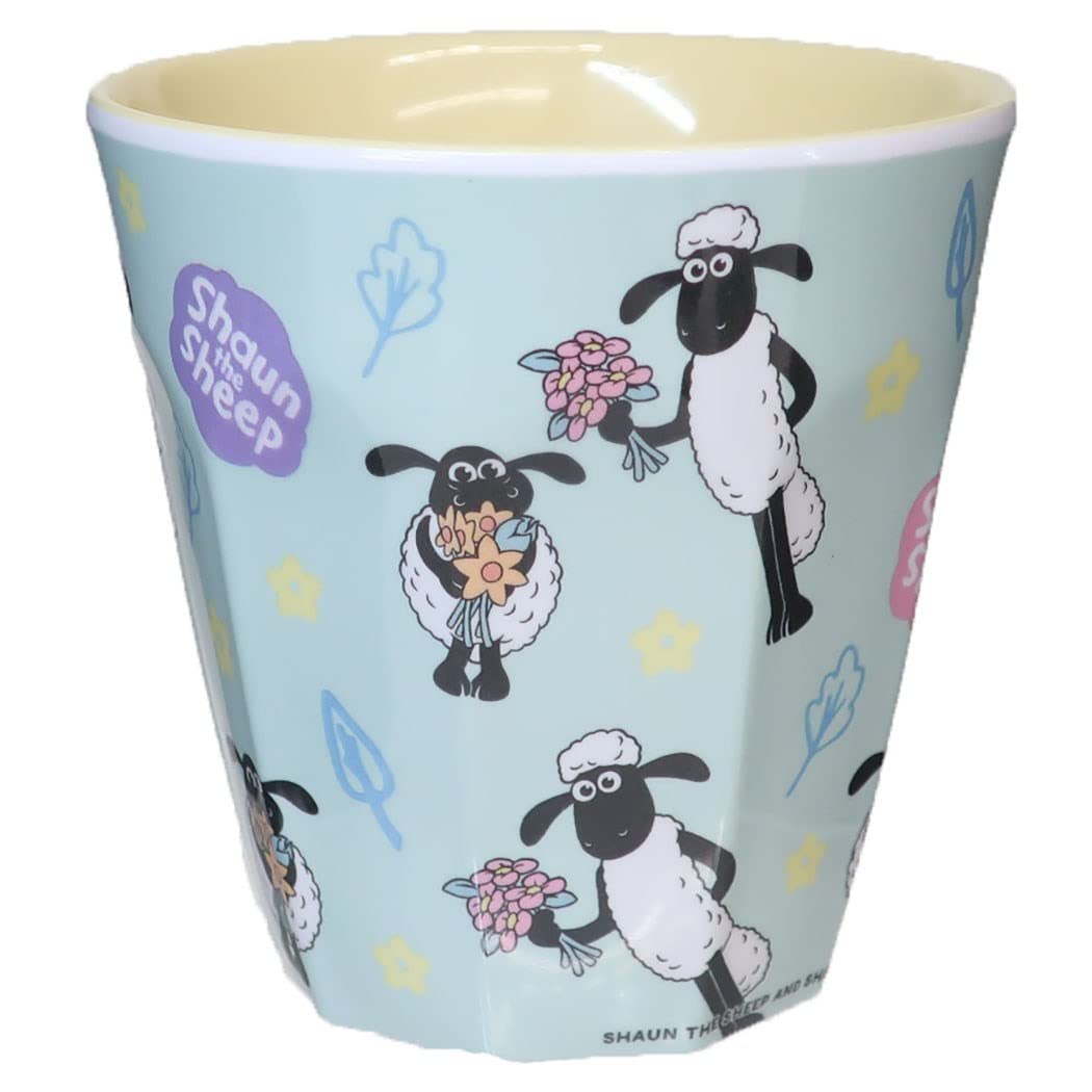 SK JAPAN Shaun The Sheep Melamine Cup Natural- Japan Figure Store - #1 Bring To You The Best Japanese Goods