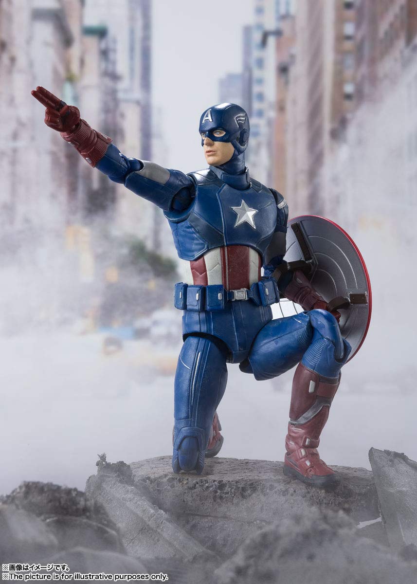 BANDAI S.H. Figuarts Captain America -Avengers Assemble- Edition Figure Avengers- Japan Figure Store - #1 Bring To You The Best Japanese Goods
