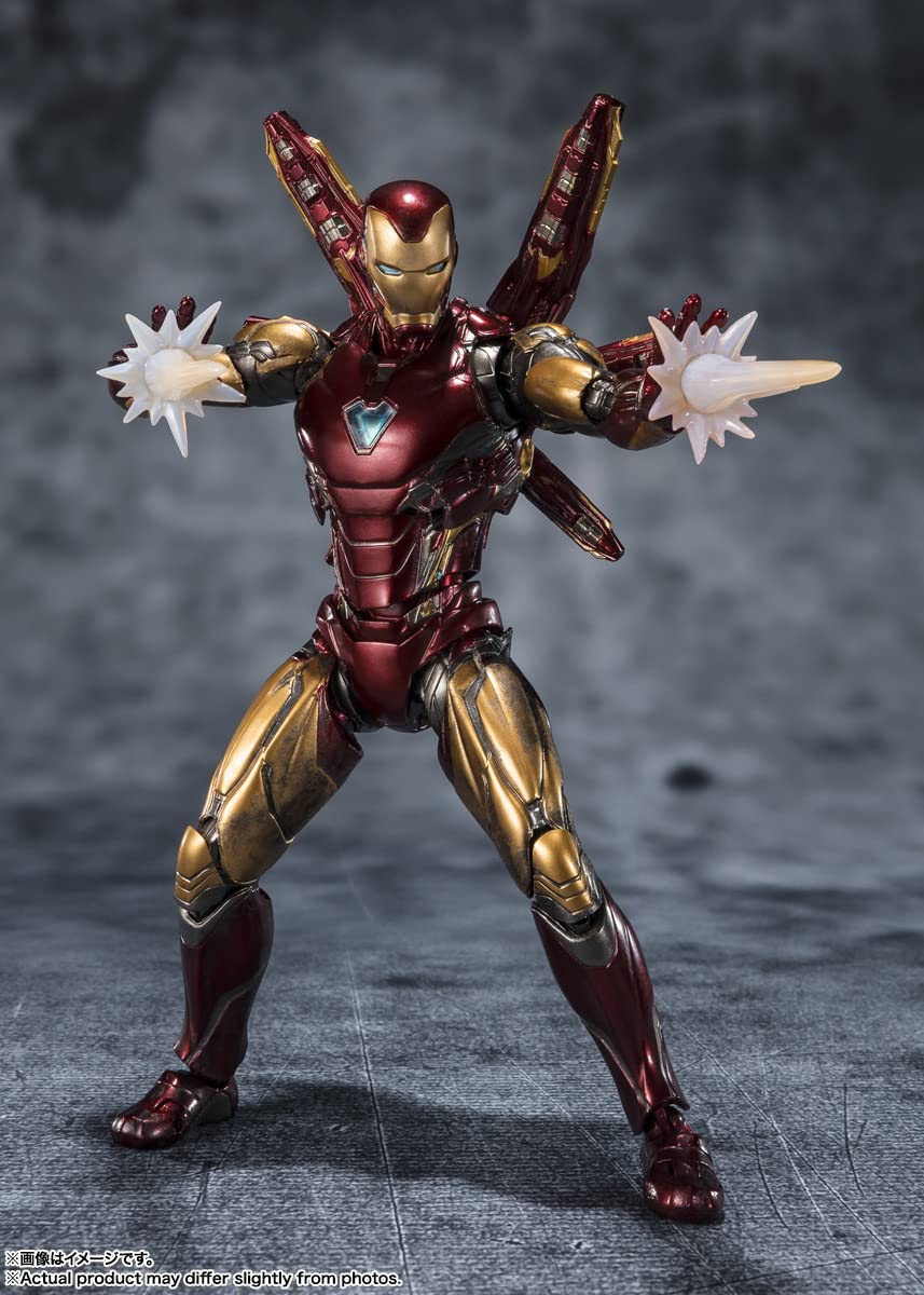S.H. Figuarts Avengers Endgame Iron Man Mark 85 - Five Years Later 2023 Edition (The Infinity Saga) - 160mm PVC & ABS Articulated Action Figure- Japan Figure Store - #1 Bring To You The Best Japanese Goods