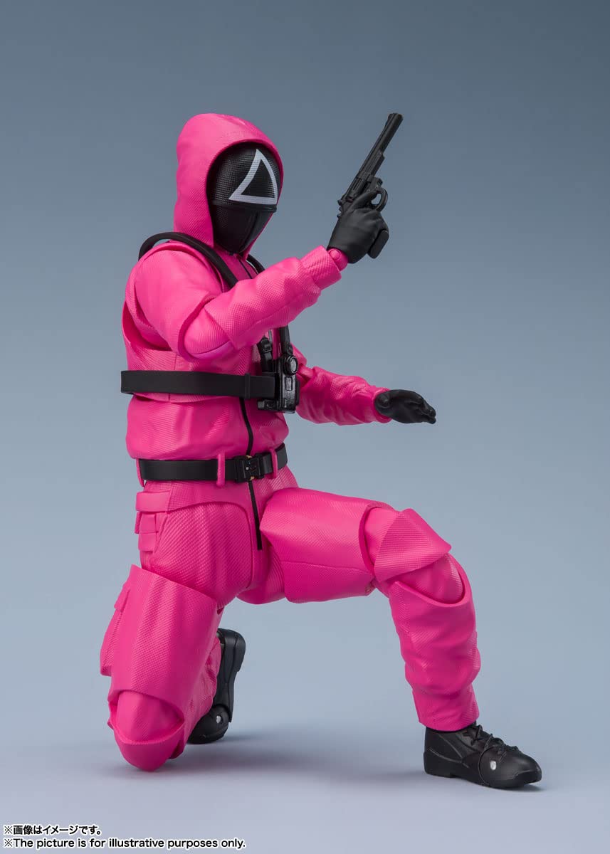 Bandai Spirits S.H.Figuarts Squid Game Masked Soldier Japanese Painted Action Figure- Japan Figure Store - #1 Bring To You The Best Japanese Goods