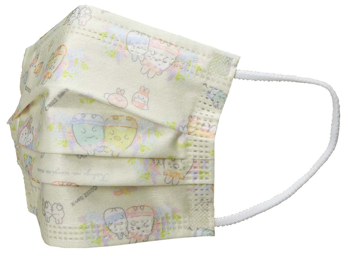 Skater Mskp30-A Sumikko Gurashi Rabbit Oniwa 30-Layer Non-Woven Mask For Kids 30 Pieces Kid Masks- Japan Figure Store - #1 Bring To You The Best Japanese Goods