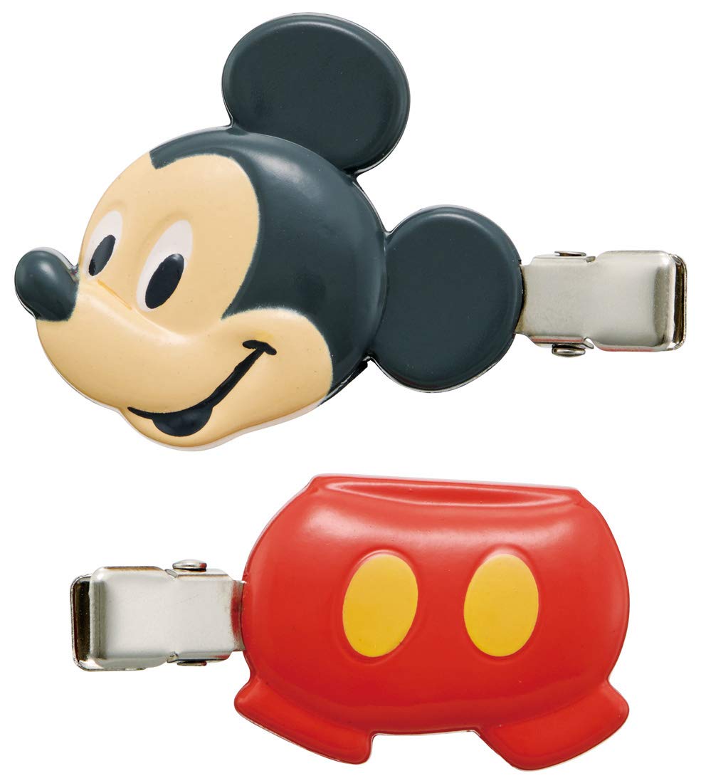 SKATER Disney Bangs Clip Set 2 Pcs Mickey Mouse- Japan Figure Store - #1 Bring To You The Best Japanese Goods