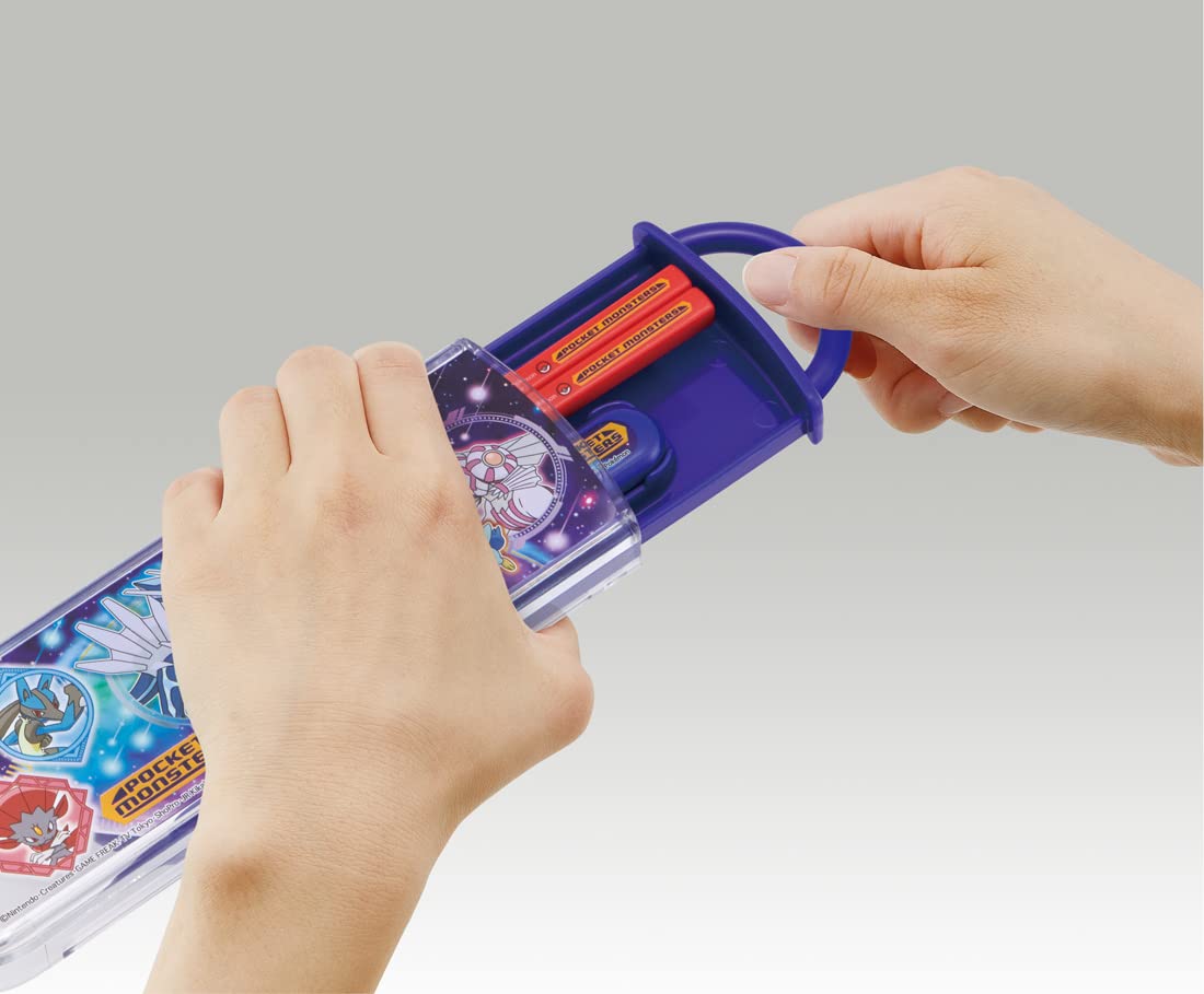 Skater Chopsticks Spoon Set Antibacterial Pokemon 22 Made In Japan Cca1Ag-A- Japan Figure Store - #1 Bring To You The Best Japanese Goods