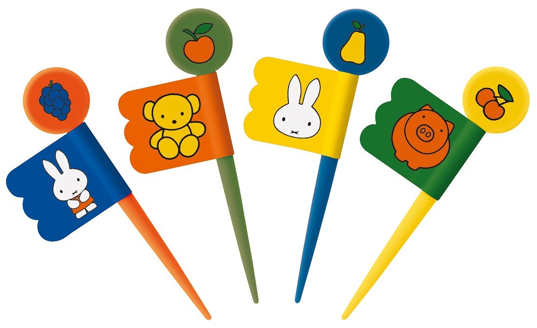 SKATER Dick Bruna Miffy Lunch Picks Set 12 Pcs- Japan Figure Store - #1 Bring To You The Best Japanese Goods