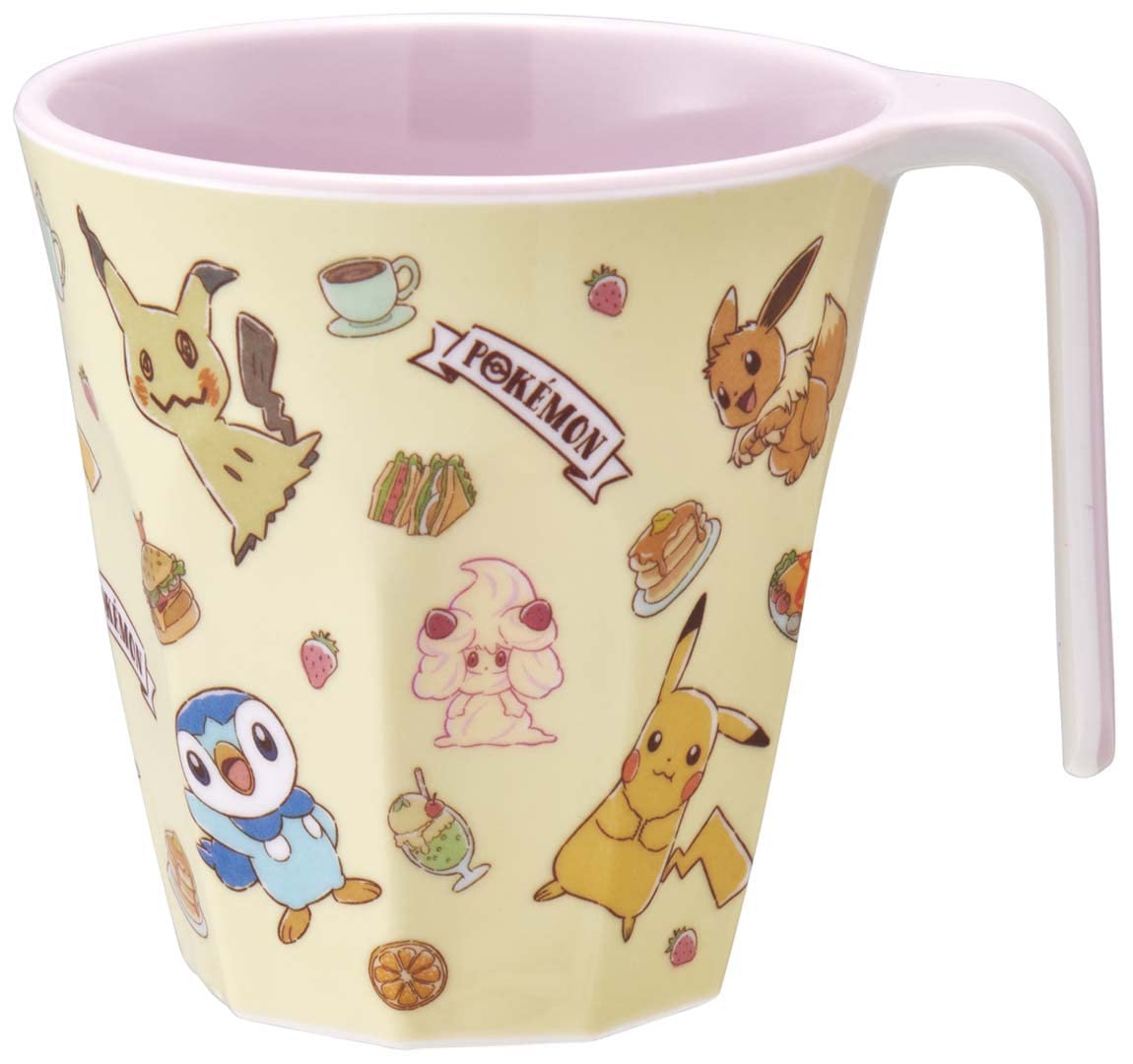 Skater 300Ml Pokemon Cafe Art Melamine Tumbler Cup W/ Handle - Japan Mth3-A- Japan Figure Store - #1 Bring To You The Best Japanese Goods