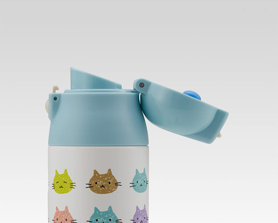 Skater 490ML Thermal/Cold Cat Colorful Water Bottle SDPC5-A- Japan Figure Store - #1 Bring To You The Best Japanese Goods