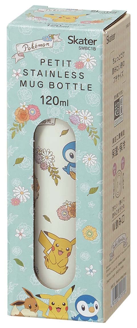 Skater 120ml Antique Pokemon Mini Water Bottle Mobile Mug Smbc1B-A- Japan Figure Store - #1 Bring To You The Best Japanese Goods