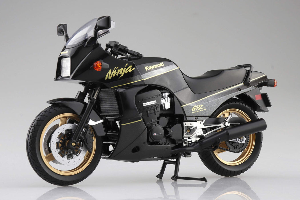 AOSHIMA Skynet 1/12 Kawasaki Gpz900R Black/Gold Finished Model- Japan Figure Store - #1 Bring To You The Best Japanese Goods