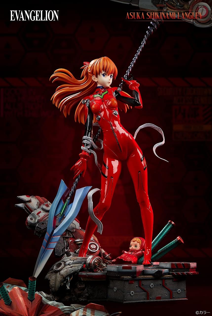 Star Space Evangelion Wonder Statue Shikinami Asuka Langley 1/4 Scale Polystone Pvc Painted Complete Figure- Japan Figure Store - #1 Bring To You The Best Japanese Goods
