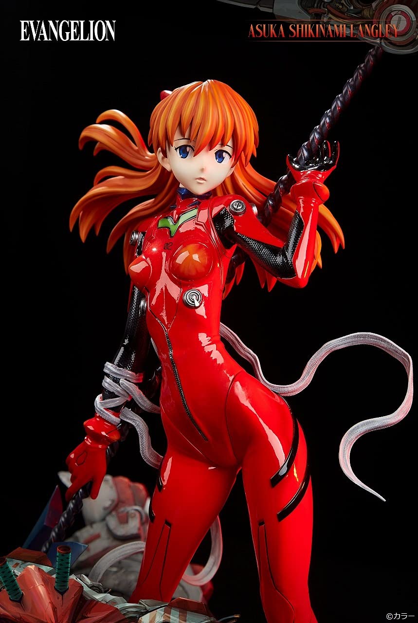 Star Space Evangelion Wonder Statue Shikinami Asuka Langley 1/4 Scale Polystone Pvc Painted Complete Figure- Japan Figure Store - #1 Bring To You The Best Japanese Goods