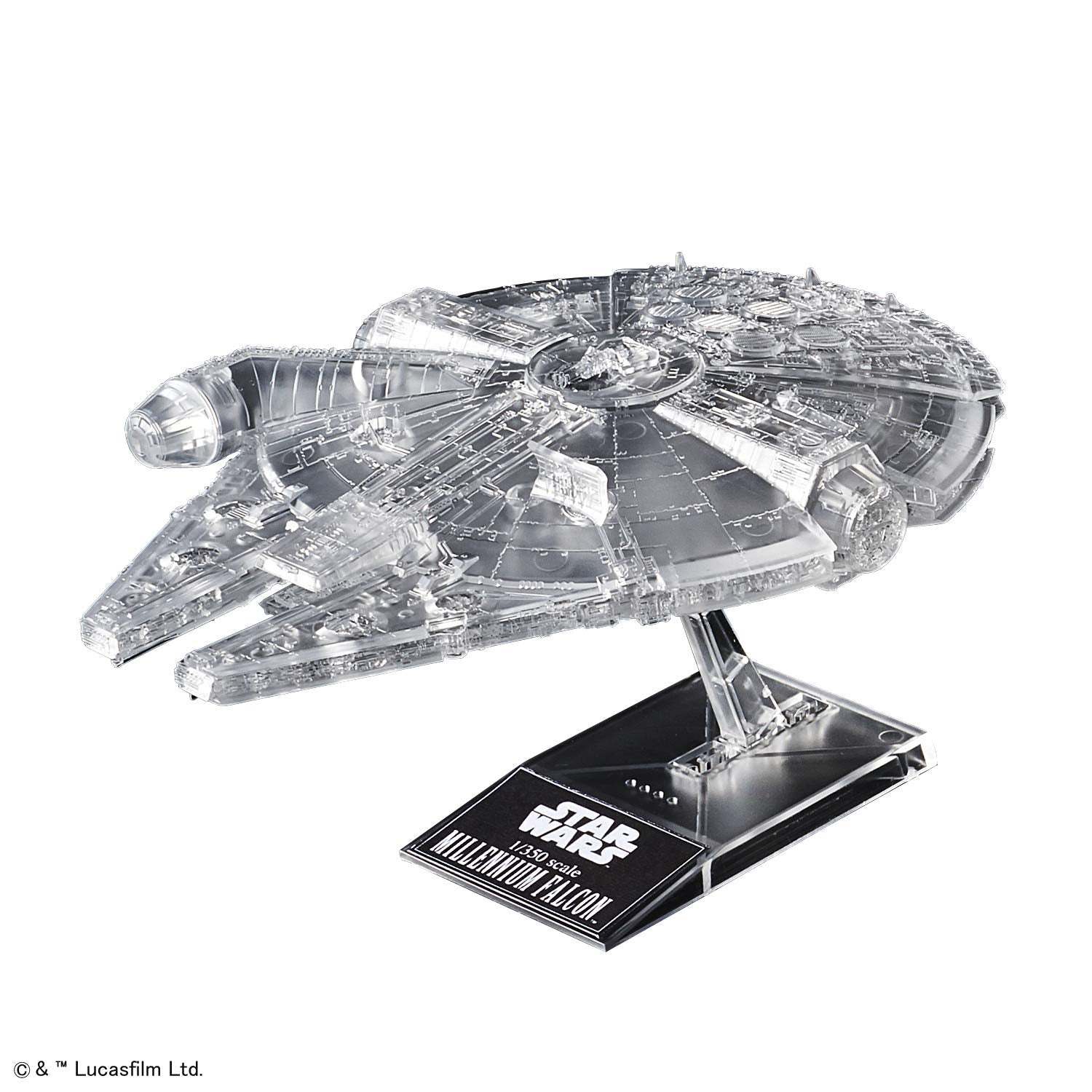 Bandai Spirits Star Wars Clear Vehicle Plastic Model Set - 1/144 1/350 1/540 - The Last Jedi - Japan- Japan Figure Store - #1 Bring To You The Best Japanese Goods