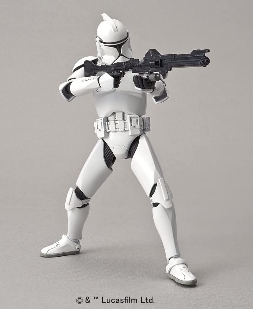 Bandai Spirits Star Wars Clone Trooper Model 1/12 Scale Color-Coded Plastic- Japan Figure Store - #1 Bring To You The Best Japanese Goods