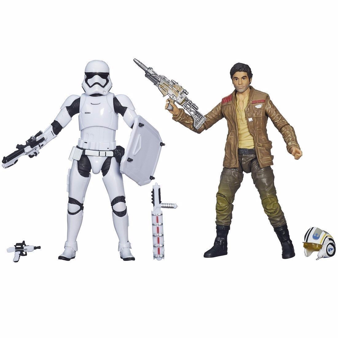 Star Wars The Force Awakens Black Series Poe Dameron & Stormtrooper Takara Tomy- Japan Figure Store - #1 Bring To You The Best Japanese Goods