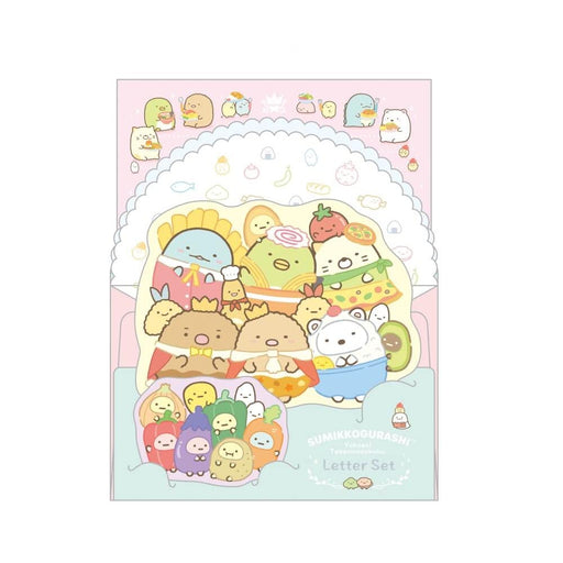 San-X Sumikko Gurashi Lh77201 Welcome! Food Stationery Letter Set - Japan- Japan Figure Store - #1 Bring To You The Best Japanese Goods