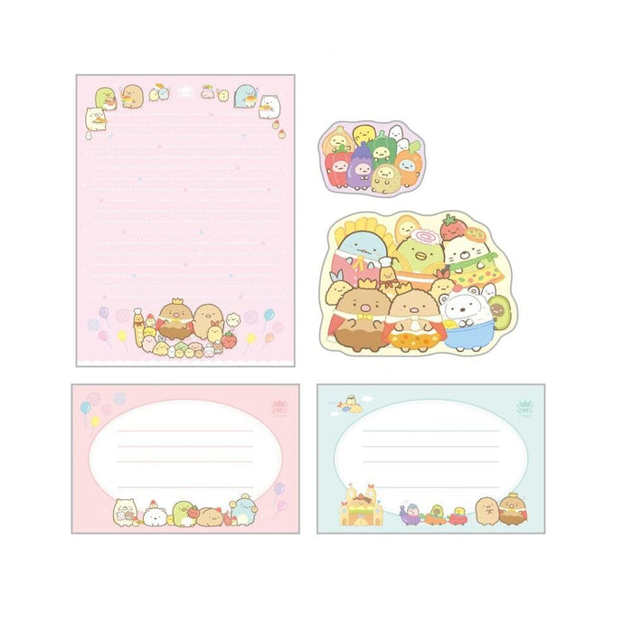 San-X Sumikko Gurashi Lh77201 Welcome! Food Stationery Letter Set - Japan- Japan Figure Store - #1 Bring To You The Best Japanese Goods